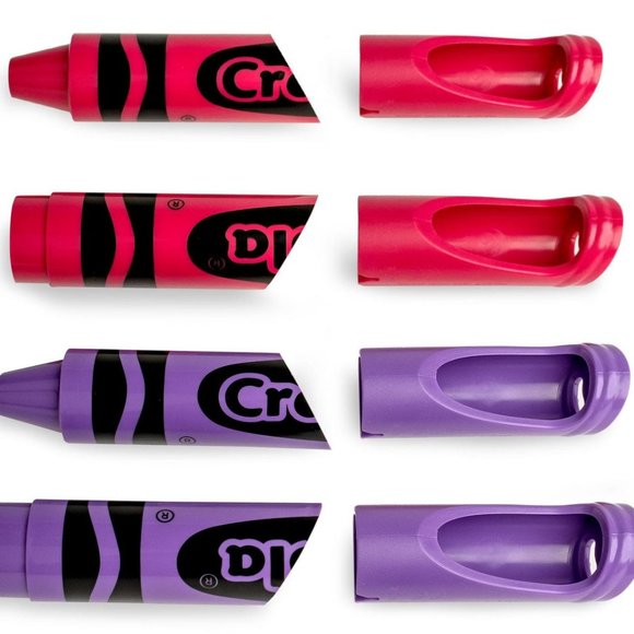 'CRAYOLA' CRAYON SHAPE STORAGE BINS & HANGING PEGS 12 PIECE SET - Picture 12 of 16